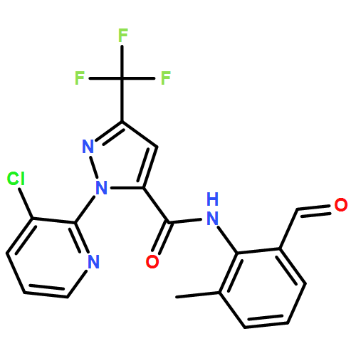 1H-Pyrazole-5-carboxamide, 1-(3-chloro-2-pyridinyl)-N-(2-formyl-6-methylphenyl)-3-(trifluoromethyl)-