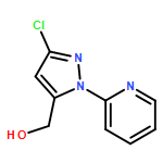 1H-Pyrazole-5-methanol, 3-chloro-1-(2-pyridinyl)-