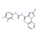 1H-Pyrazole-5-carboxamide, 3-bromo-1-(3-chloro-2-pyridinyl)-N-[thioxo[(2,3,4-trifluorophenyl)amino]methyl]-