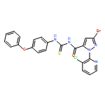 1H-Pyrazole-5-carboxamide, 3-bromo-1-(3-chloro-2-pyridinyl)-N-[[(4-phenoxyphenyl)amino]thioxomethyl]-
