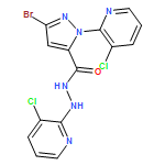 1H-Pyrazole-5-carboxylic acid, 3-bromo-1-(3-chloro-2-pyridinyl)-, 2-(3-chloro-2-pyridinyl)hydrazide