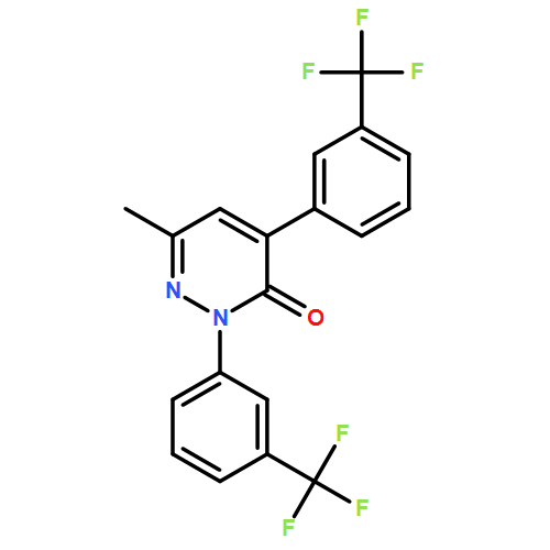 3(2H)-Pyridazinone, 6-methyl-2,4-bis[3-(trifluoromethyl)phenyl]-
