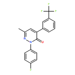 3(2H)-Pyridazinone, 2-(4-fluorophenyl)-6-methyl-4-[3-(trifluoromethyl)phenyl]-