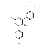 3(2H)-Pyridazinone, 2-(4-bromophenyl)-6-methyl-4-[3-(trifluoromethyl)phenyl]-