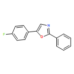 Oxazole, 5-(4-fluorophenyl)-2-phenyl-