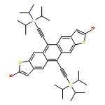 Anthra[2,3-b:6,7-b']dithiophene, 2,8-dibromo-5,11-bis[2-[tris(1-methylethyl)silyl]ethynyl]-