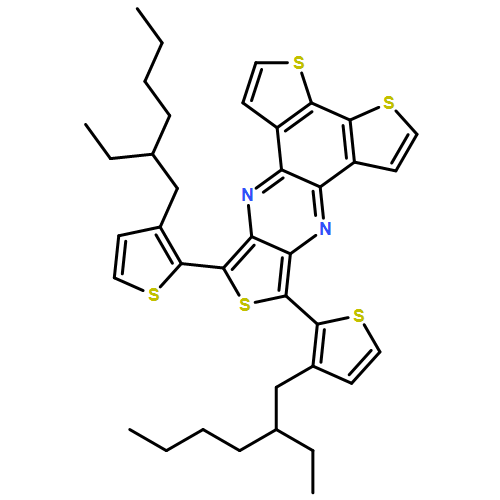 Trithieno[3,4-b:3',2'-f:2'',3''-h]quinoxaline, 8,10-bis[3-(2-ethylhexyl)-2-thienyl]-