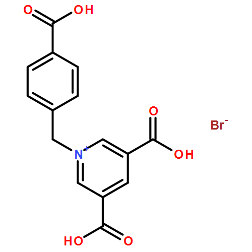 3,5-dicarboxy-1-(4-carboxybenzyl)pyridin-1-ium bromide