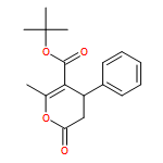 2H-Pyran-5-carboxylic acid, 3,4-dihydro-6-methyl-2-oxo-4-phenyl-, 1,1-dimethylethyl ester, (4R)-