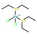 Palladium, dichlorobis[1,1'-thiobis[ethane]]-