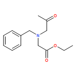 Glycine, N-(2-oxopropyl)-N-(phenylmethyl)-, ethyl ester