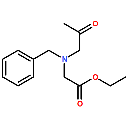 Glycine, N-(2-oxopropyl)-N-(phenylmethyl)-, ethyl ester