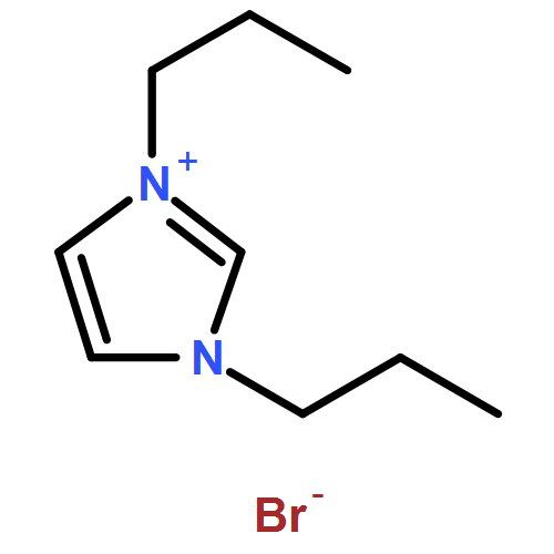 1H-Imidazolium, 1,3-dipropyl-, bromide