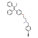 Benzenemethanamine, N-[2-[4-[(1Z)-1,2-diphenyl-1-buten-1-yl]phenoxy]ethyl]-4-ethynyl-N-methyl-