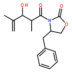 2-Oxazolidinone, 3-[(2S,3S)-3-hydroxy-2,4-dimethyl-1-oxo-4-penten-1-yl]-4-(phenylmethyl)-, (4S)-
