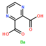 2,3-Pyrazinedicarboxylic acid, barium salt (1:1)