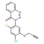 1,2,3-Benzotriazin-4(3H)-one, 3-[4-chloro-2-fluoro-5-(2-propyn-1-yloxy)phenyl]-