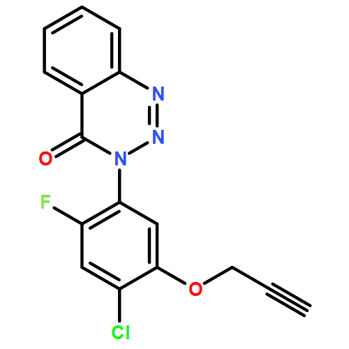 1,2,3-Benzotriazin-4(3H)-one, 3-[4-chloro-2-fluoro-5-(2-propyn-1-yloxy)phenyl]-