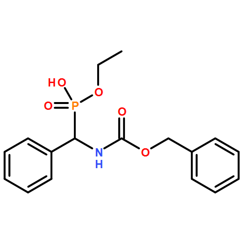 Carbamic acid, N-[(ethoxyhydroxyphosphinyl)phenylmethyl]-, phenylmethyl ester