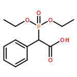 Benzeneacetic acid, α-(diethoxyphosphinyl)-