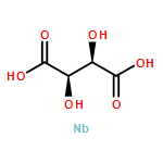 Butanedioic acid, 2,3-dihydroxy- (2R,3R)-, niobium salt (1:?)