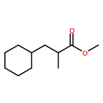 Cyclohexanepropanoic acid, α-methyl-, methyl ester