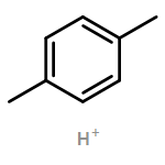 Benzene, 1,4-dimethyl-, conjugate acid (1:1)