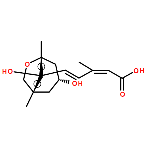 2,4-Pentadienoic acid, 5-[(1R,3R,5R,8S)-3,8-dihydroxy-1,5-dimethyl-6-oxabicyclo[3.2.1]oct-8-yl]-3-methyl-, (2Z,4E)-