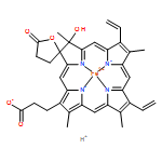 Ferrate(1-), [(7'R,8'R)-12',17'-diethenyl-4,5-dihydro-8'-hydroxy-2',8',13',18'-tetramethyl-5-oxospiro[furan-2(3H),7'(8'H)-[21H,23H]porphine]-3'-