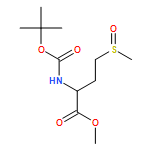 Butanoic acid, 2-[[(1,1-dimethylethoxy)carbonyl]amino]-4-(methylsulfinyl)-, methyl ester, (2S)-