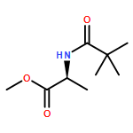 L-Alanine, N-(2,2-dimethyl-1-oxopropyl)-, methyl ester