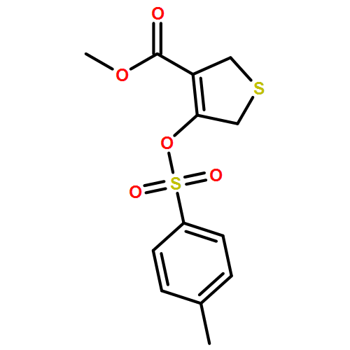 3-Thiophenecarboxylic acid, 2,5-dihydro-4-[[(4-methylphenyl)sulfonyl]oxy]-, methyl ester