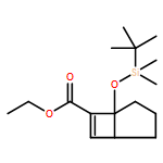 Bicyclo[3.2.0]hept-6-ene-6-carboxylic acid, 5-[[(1,1-dimethylethyl)dimethylsilyl]oxy]-, ethyl ester