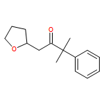 2-Butanone, 3-methyl-3-phenyl-1-[(2R)-tetrahydro-2-furanyl]-