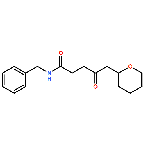 2H-Pyran-2-pentanamide, tetrahydro-γ-oxo-N-(phenylmethyl)-, (2R)-