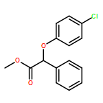 Benzeneacetic acid, α-(4-chlorophenoxy)-, methyl ester