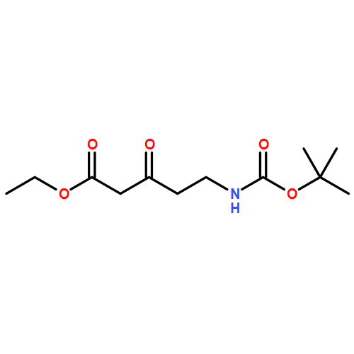 Pentanoic acid, 5-[[(1,1-dimethylethoxy)carbonyl]amino]-3-oxo-, ethyl ester