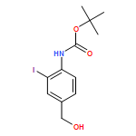 Carbamic acid, N-[4-(hydroxymethyl)-2-iodophenyl]-, 1,1-dimethylethyl ester