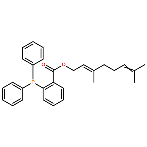 Benzoic acid, 2-(diphenylphosphino)-, (2E)-3,7-dimethyl-2,6-octadien-1-yl ester