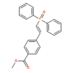 Benzoic acid, 4-[(1Z)-2-(diphenylphosphinyl)ethenyl]-, methyl ester