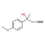 Benzenemethanol, 4-methoxy-α-methyl-α-2-propyn-1-yl-