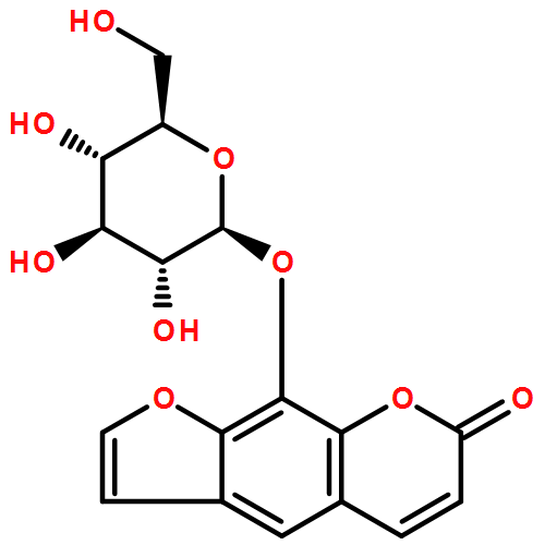 7H-Furo[3,2-g][1]benzopyran-7-one, 9-(β-D-glucopyranosyloxy)-