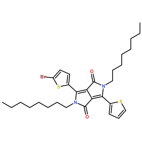 Pyrrolo[3,4-c]pyrrole-1,4-dione, 3-(5-bromo-2-thienyl)-2,5-dihydro-2,5-dioctyl-6-(2-thienyl)- 