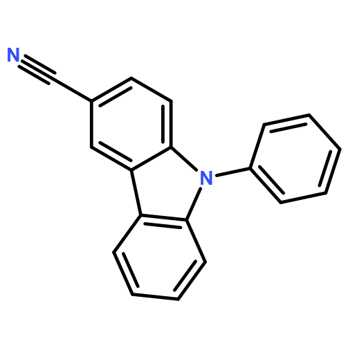 9H-Carbazole-3-carbonitrile, 9-phenyl-