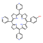 Phenol, 4-(10,15,20-tri-4-pyridinyl-21H,23H-porphin-5-yl)-
