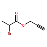 Propanoic acid, 2-bromo-, 2-propyn-1-yl ester