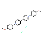 1-(4-METHOXYPHENYL)-4-[1-(4-METHOXYPHENYL)PYRIDIN-1-IUM-4-YL]PYRIDIN-1-IUM;DICHLORIDE