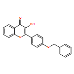 3-HYDROXY-2-(4-PHENYLMETHOXYPHENYL)CHROMEN-4-ONE