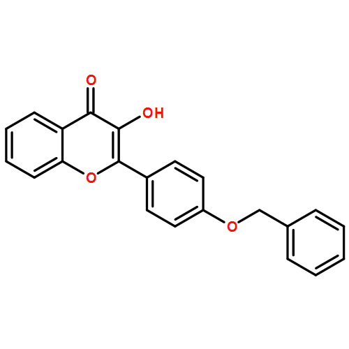 3-HYDROXY-2-(4-PHENYLMETHOXYPHENYL)CHROMEN-4-ONE