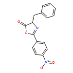 5(4H)-Oxazolone, 2-(4-nitrophenyl)-4-(phenylmethyl)-